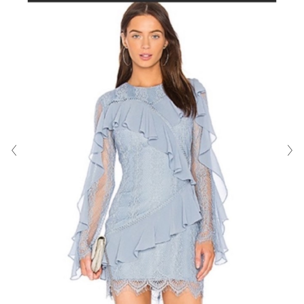 Keepsake Better Days lace blue dress